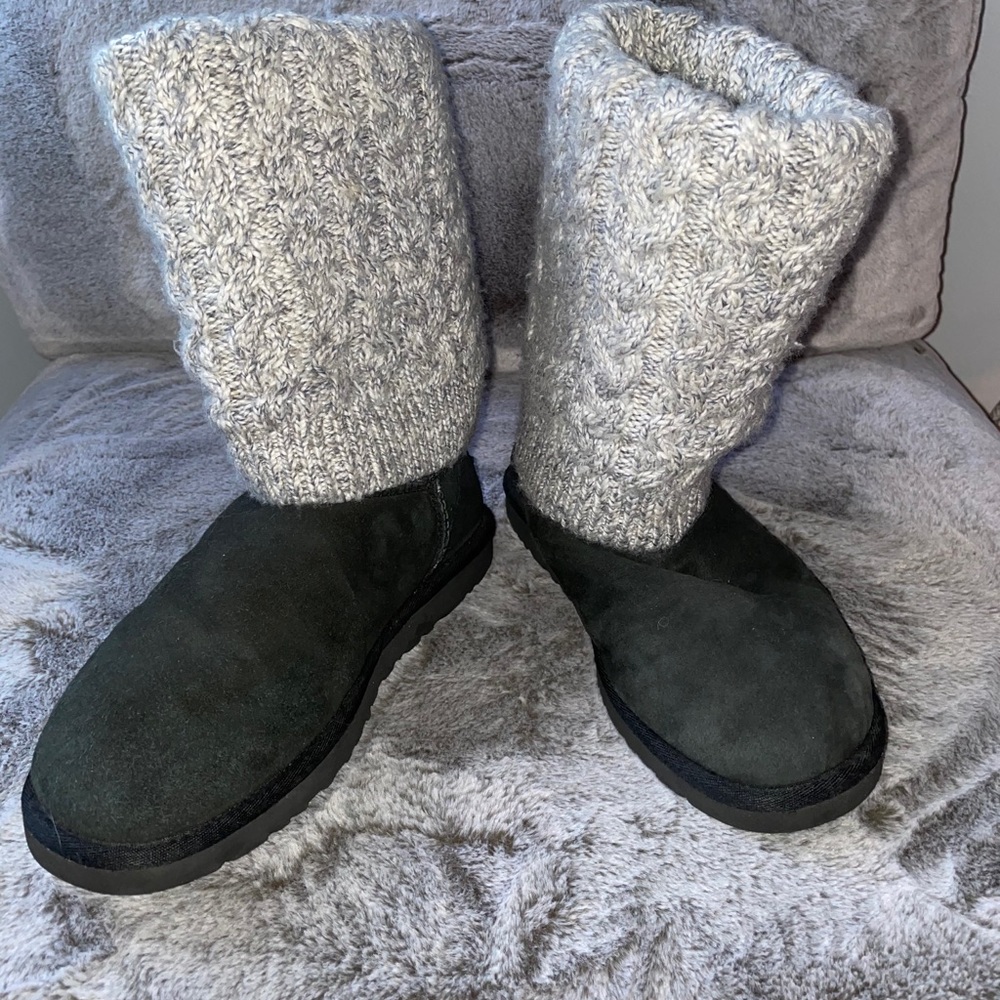 Ugg boots with removable sweater top